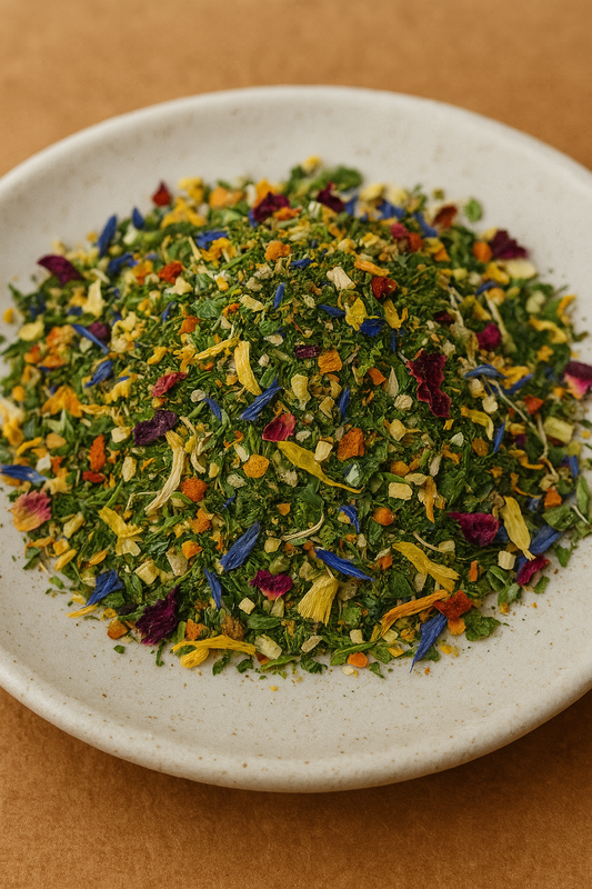 Kräuter-Blütenmischung – Farbe & Aroma in perfekter Harmonie